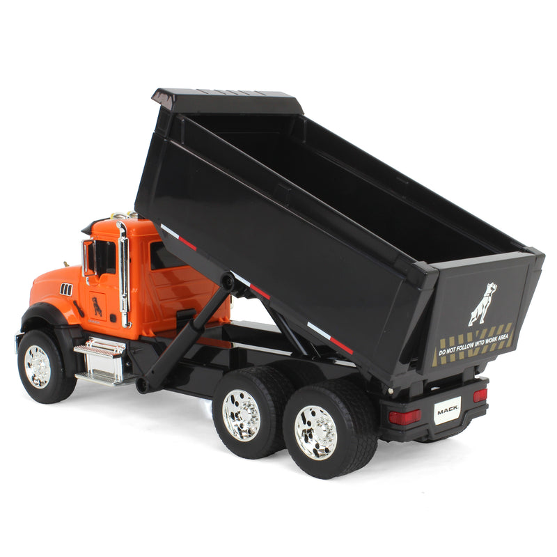 1/24 Durable Plastic Mack Granite Dump Truck with Lights & Sounds
