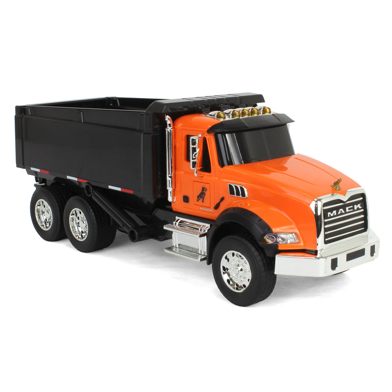 1/24 Durable Plastic Mack Granite Dump Truck with Lights & Sounds