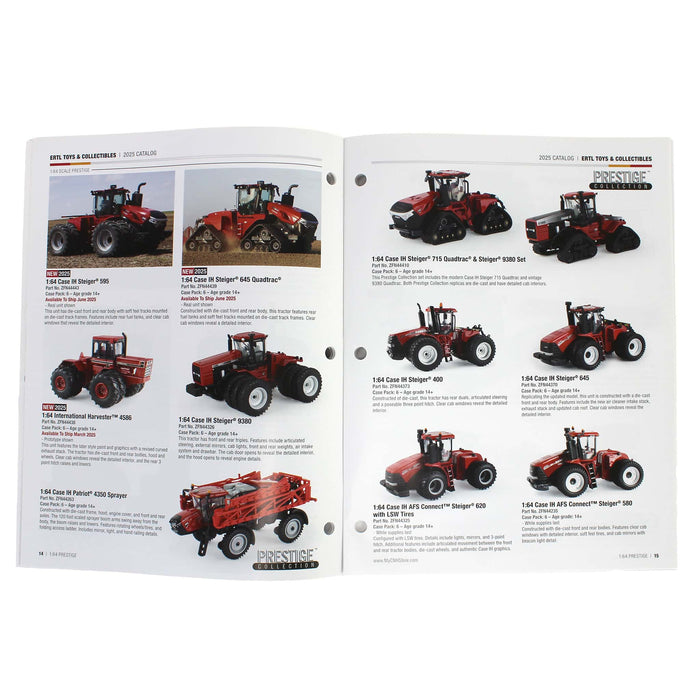 2025 ERTL Case IH Full Size Color Catalog — Outback Toys