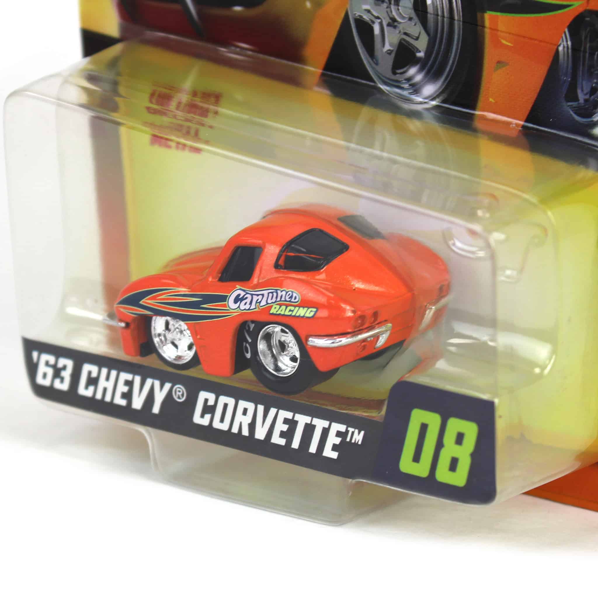 廃盤レア　オーメン コンプリート・コレクション〈初回生産限定・6枚組〉 CarTuned 1963 Chevy Corvette, Orange, Mainline Series 3 — Outback Toys