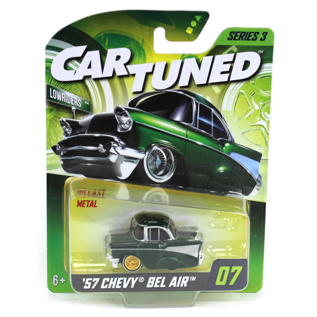 CarTuned 1957 Chevy Bel Air Lowrider, Green & Gold, Mainline