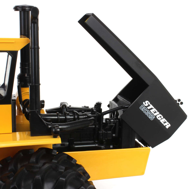 Set of 2 Steiger 4WD Tractors ~ PTA 325 "Spirit of '76" Stars & Stripes + CA325 Industrial Yellow