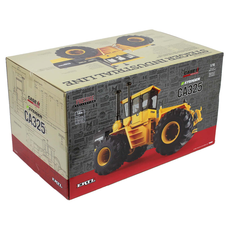 Set of 2 Steiger 4WD Tractors ~ PTA 325 "Spirit of '76" Stars & Stripes + CA325 Industrial Yellow