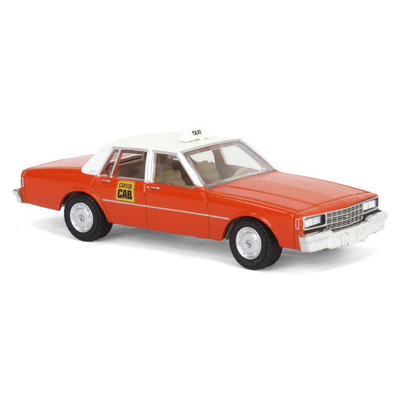 1/64 1981 Chevrolet Impala Capitol Cab Taxi with Man in Suit, Hobby Shop Series 15