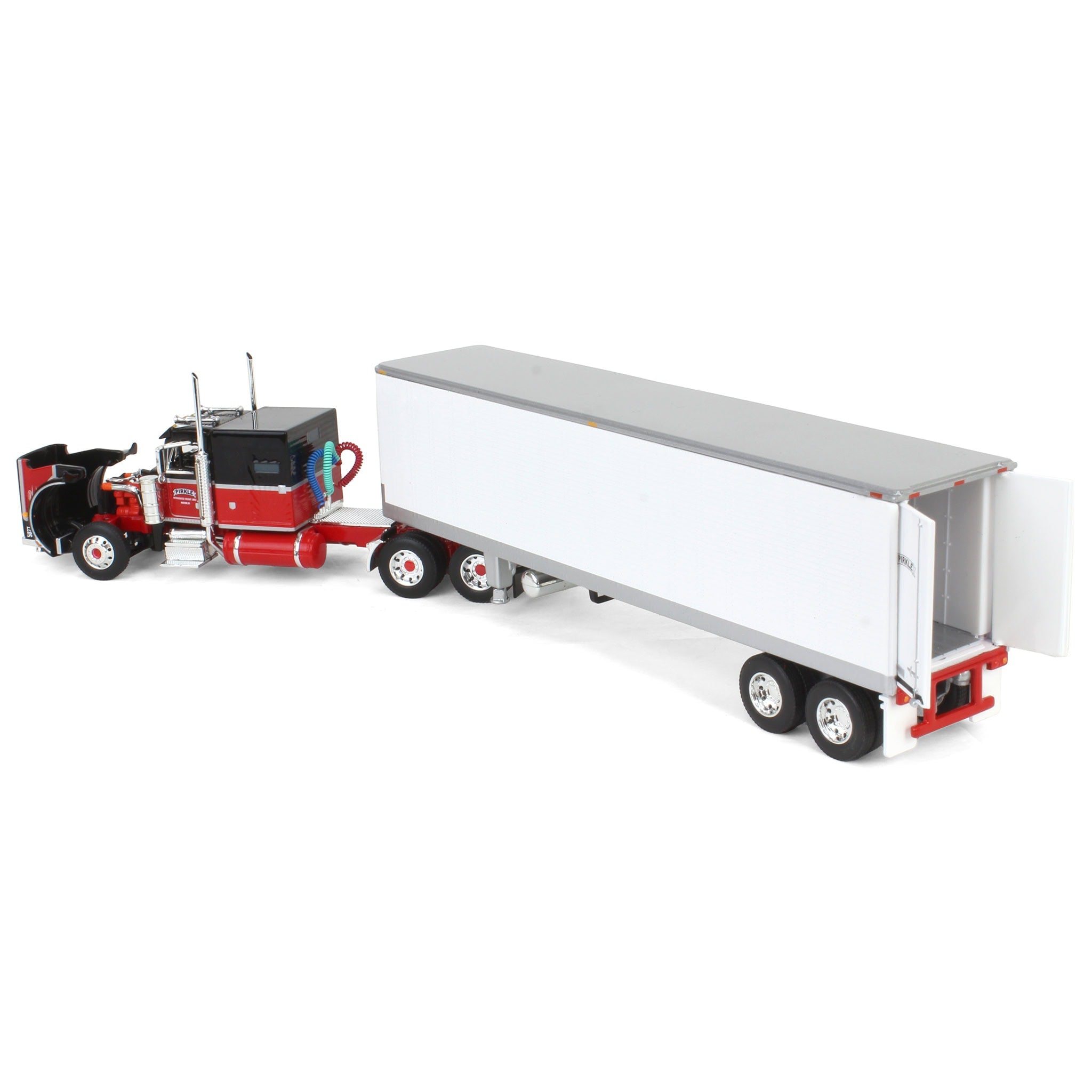 DCP製Peterbilt レッカー車 ミニカー 69-2017 DCP 1/64 Peterbilt 359 Semi Truck with Vintage Reefer