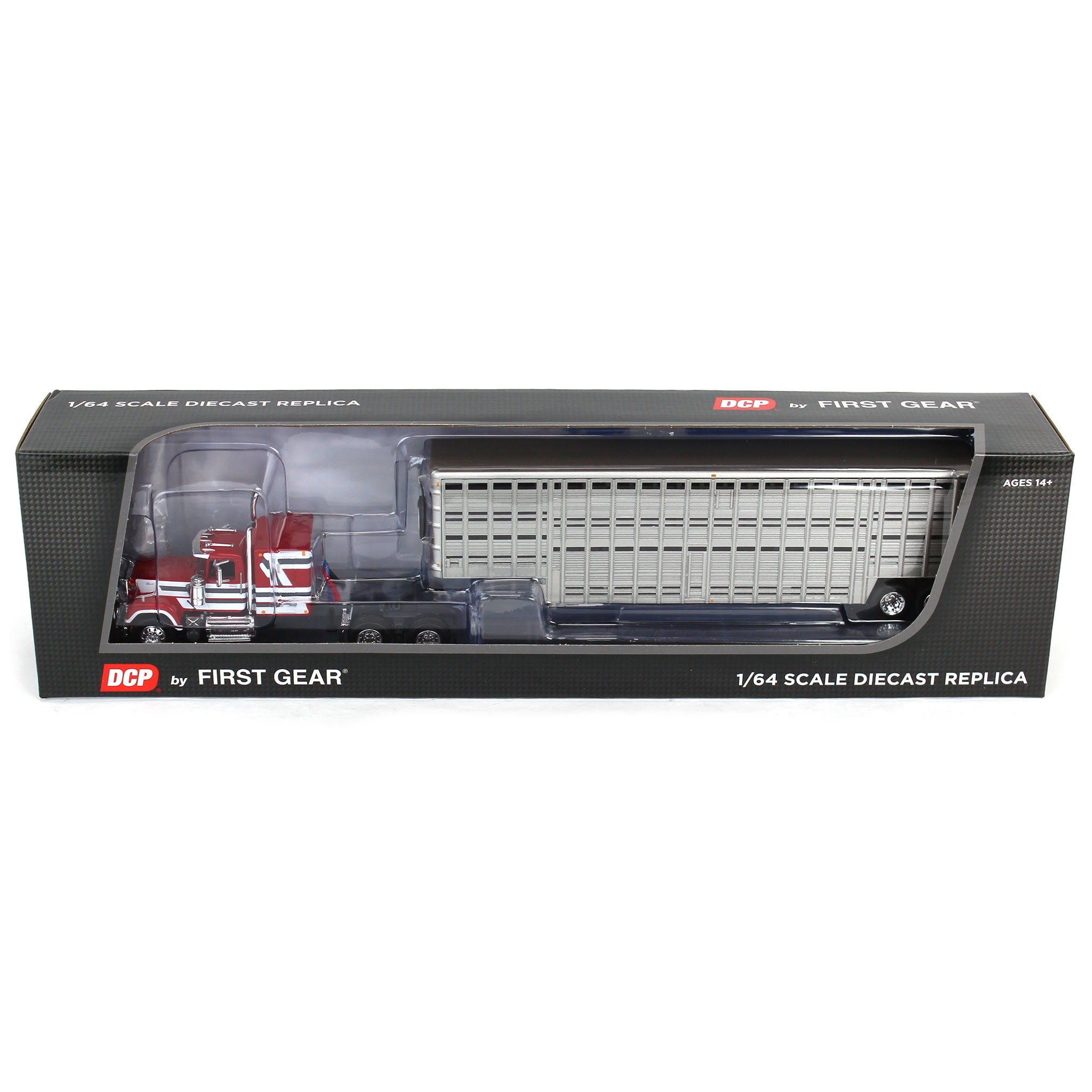 1/64 Mack Super-Liner with 45ft Wilson Vintage Livestock Trailer