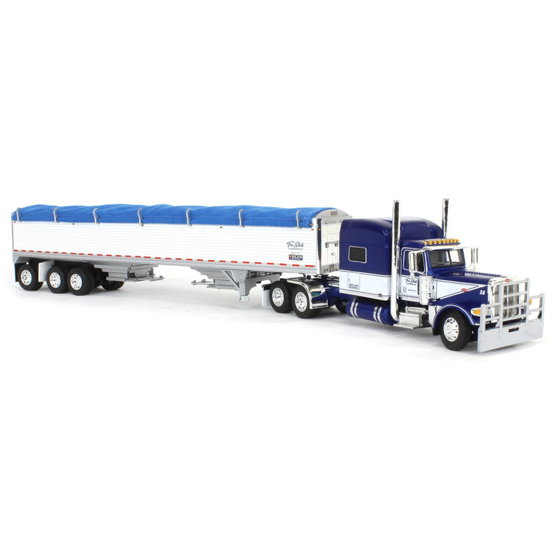 1/64 Peterbilt 389 with 50ft Tri-Axle Grain Trailer, Commemorative Shupe Trucking, DCP by First Gear