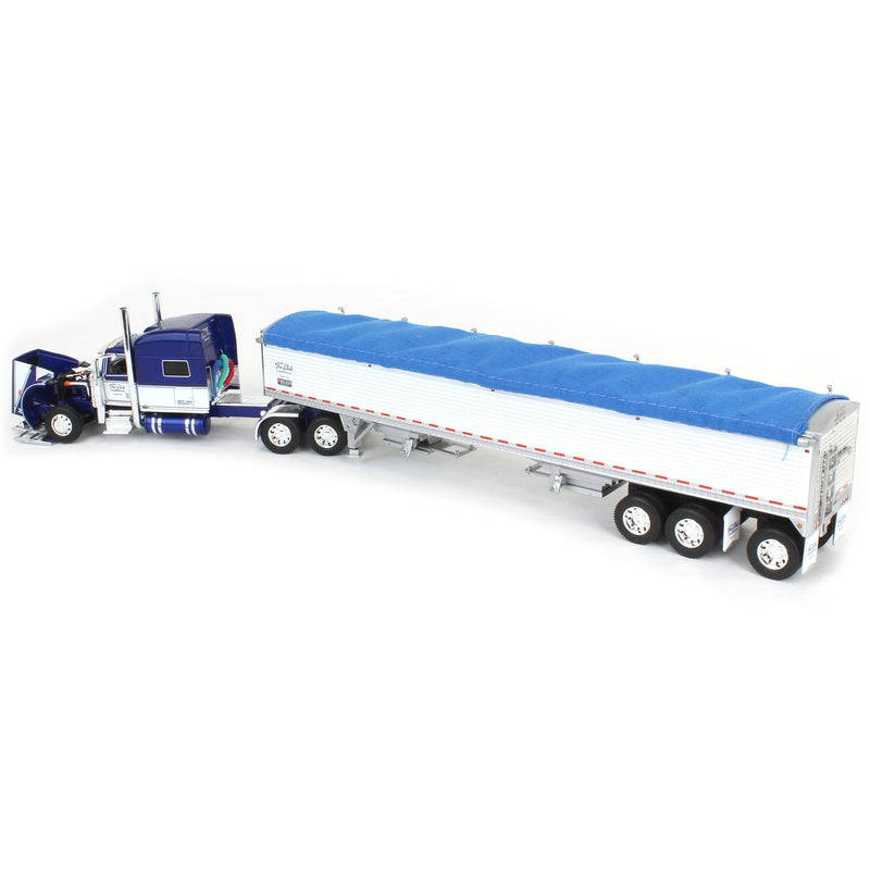 1/64 Peterbilt 389 with 50ft Tri-Axle Grain Trailer, Commemorative Shupe Trucking, DCP by First Gear