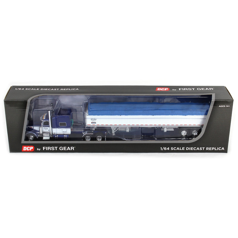 1/64 Peterbilt 389 with 50ft Tri-Axle Grain Trailer, Commemorative Shupe Trucking, DCP by First Gear