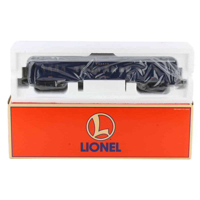 O Gauge Wabash City of Columbia Illuminated Coach Train Car 2631 by Lionel