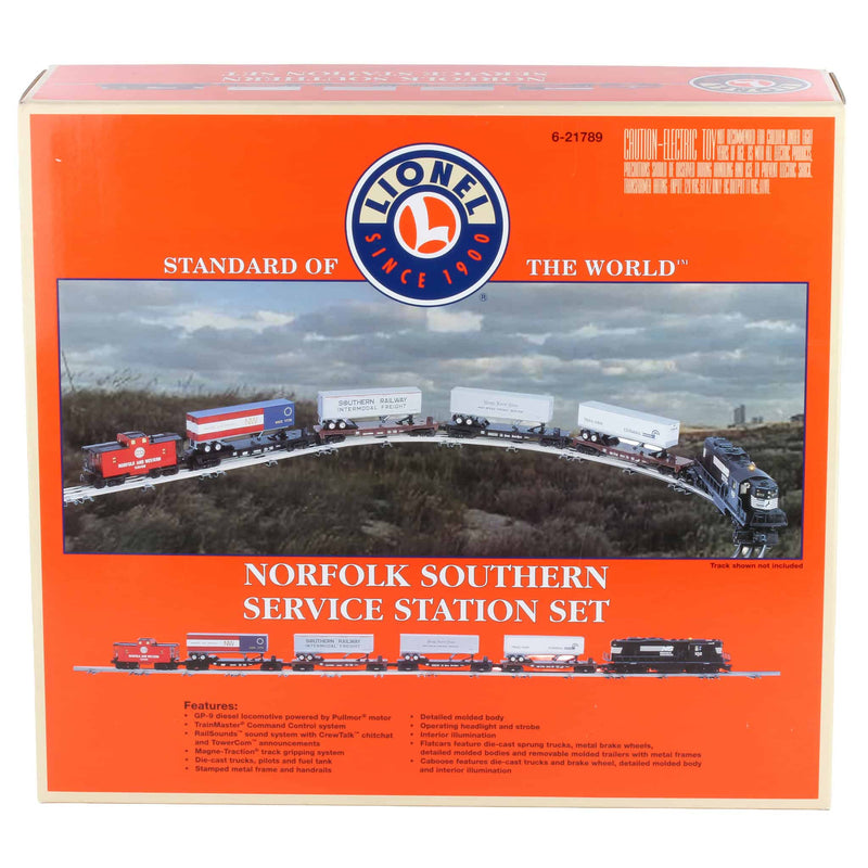 O Gauge Norfolk Southern Service Station Train Set by Lionel