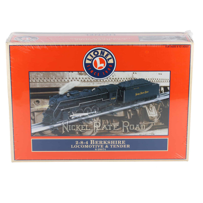 O Gauge Nickel Plate Road 2-8-4 Berkshire Locomotive & Tender by Lionel
