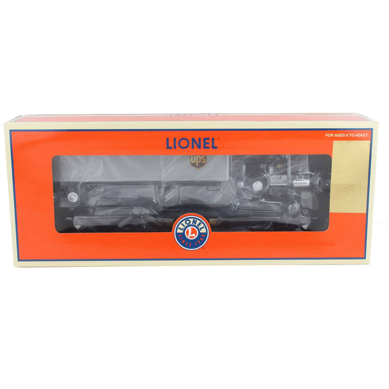 O Scale UPS Flatcar with Semi Truck & Trailer by Lionel