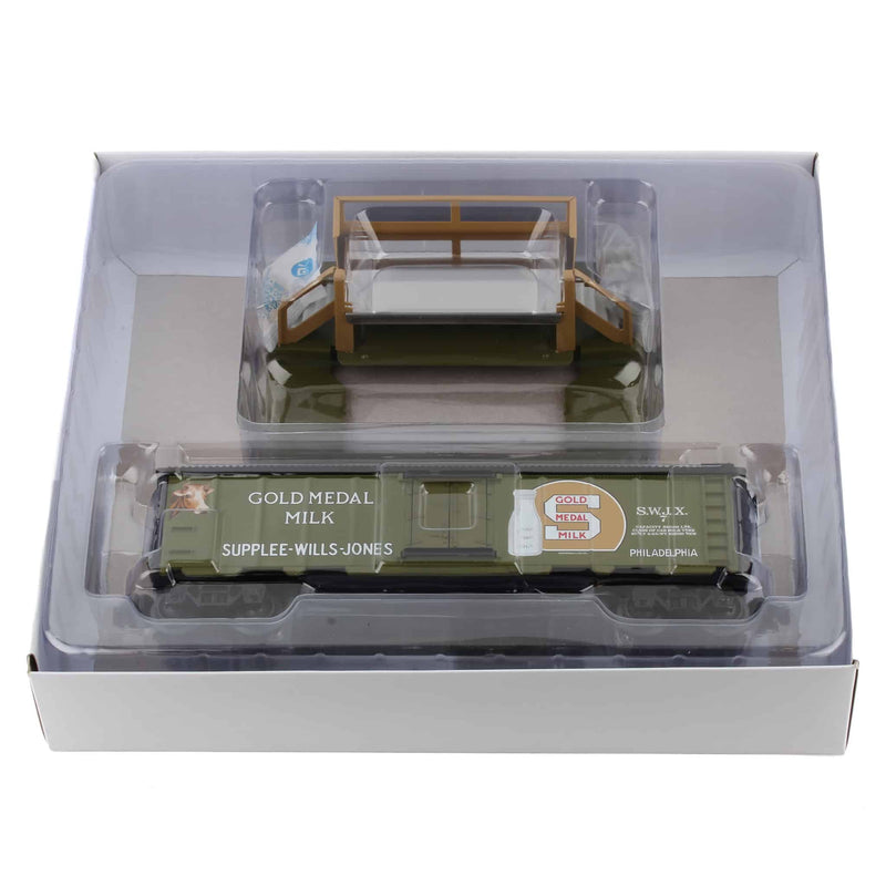 O Gauge Gold Medal Milk Train Car with Platform by Lionel