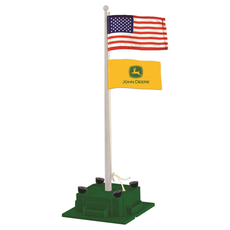 1/48 O Gauge John Deere Illuminated Flagpole by Lionel