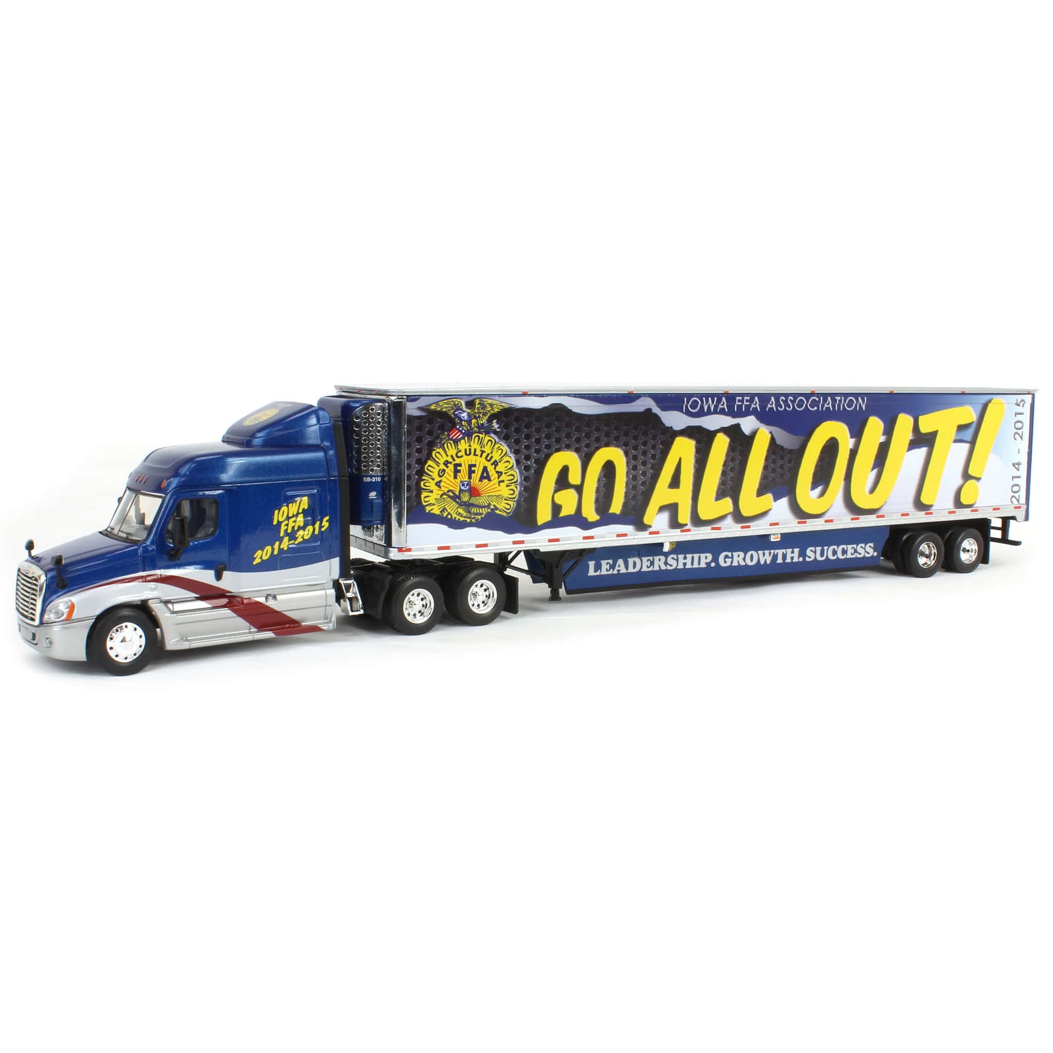 1/64 Freightliner Cascadia with Reefer Trailer, Iowa FFA by First