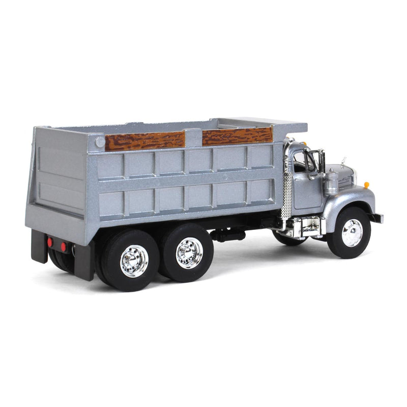 1/64 Mack B-61 Dump Truck by First Gear, Gray