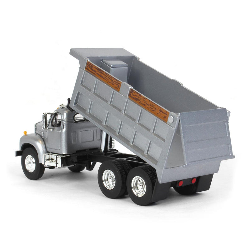 1/64 Mack B-61 Dump Truck by First Gear, Gray
