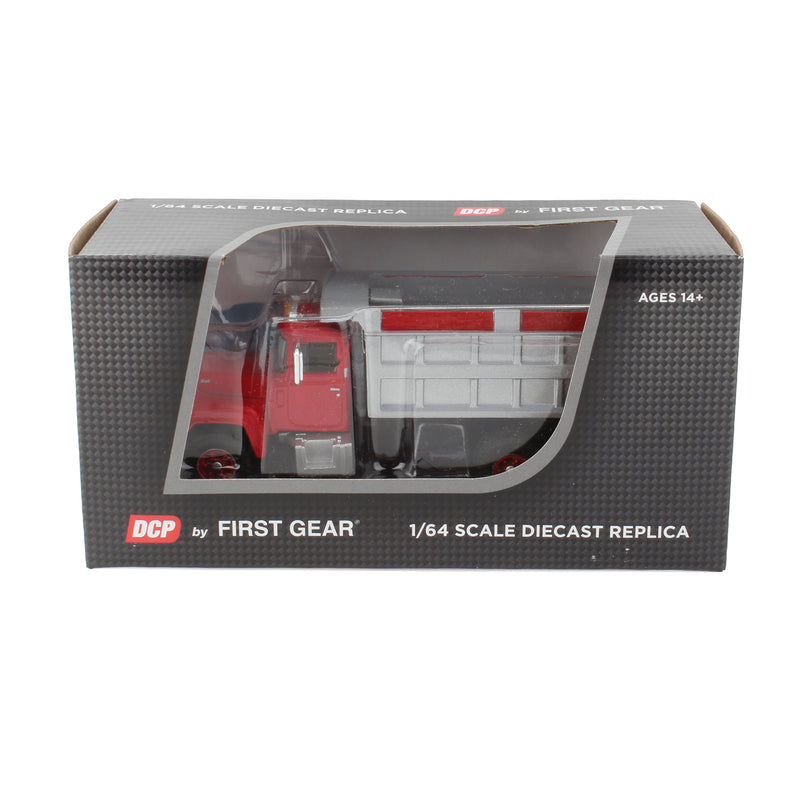 1/64 Mack R Dual Axle Dump Truck, Red, DCP by First Gear