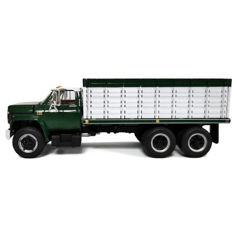 1/64 Chevy C65 Tandem Axle Grain Truck, Green & White, DCP by First Gear