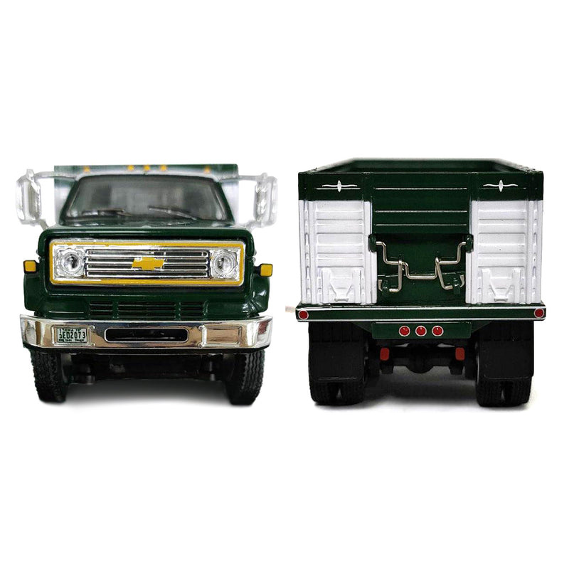 1/64 Chevy C65 Tandem Axle Grain Truck, Green & White, DCP by First Gear