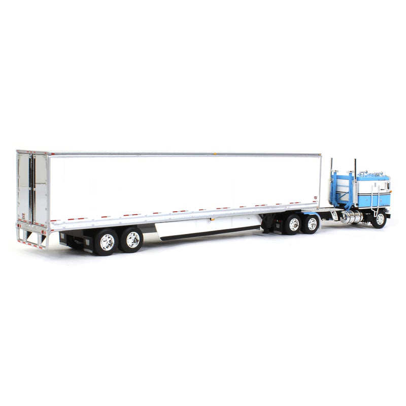1/64 Blue & White Kenworth K-100 COE with Wabash Dry Goods Trailer, DCP by First Gear