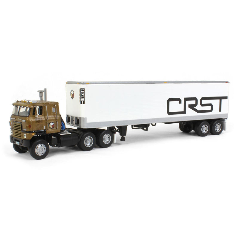 1/64 International TranStar COE Semi Truck with 40ft Vintage Trailer, CRST, DCP by First Gear