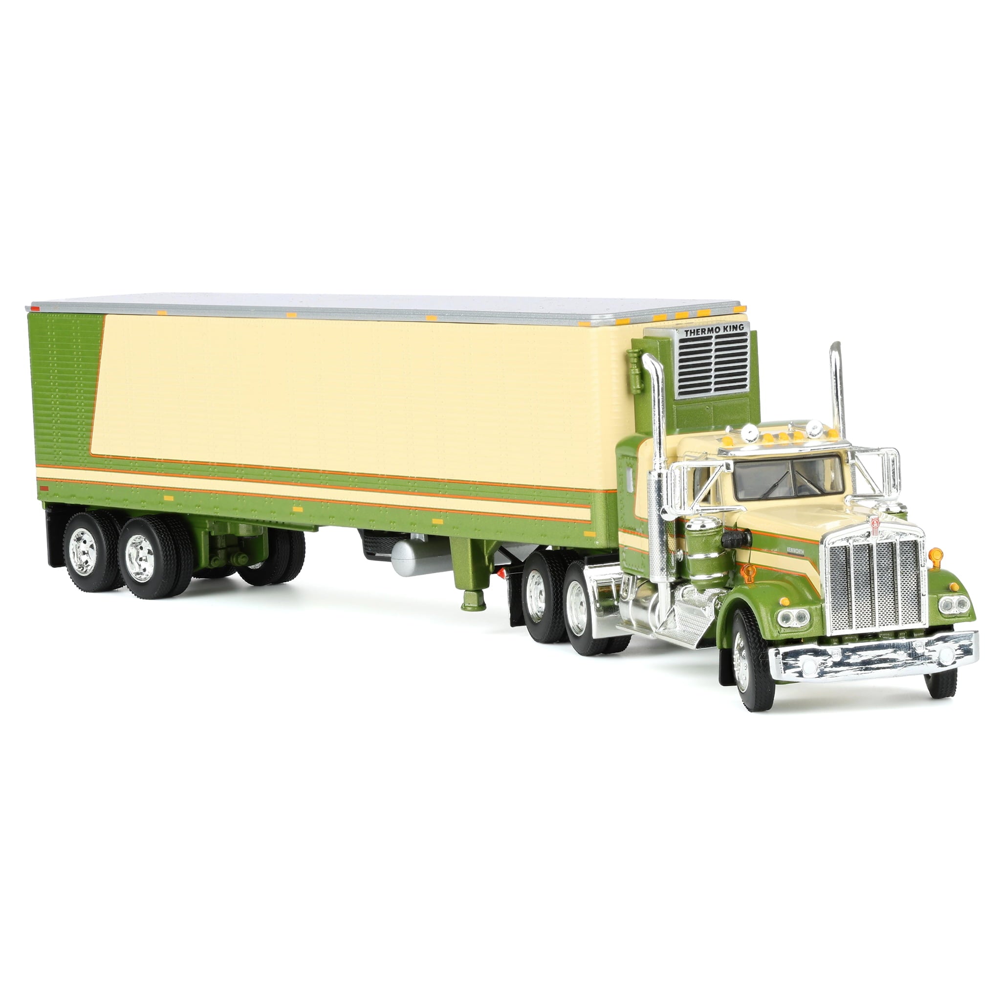 60-1208 DCP 1/64 Kenworth W900a with 40ft Vintage Reefer Trailer