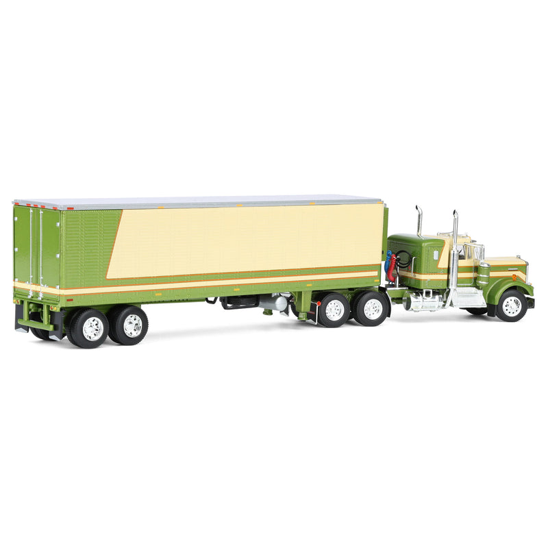 1/64 Kenworth W900a with 40ft Vintage Reefer Trailer, DCP by First Gear