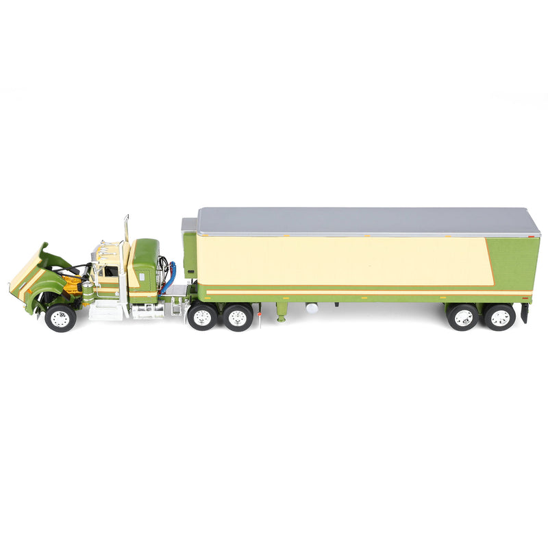 1/64 Kenworth W900a with 40ft Vintage Reefer Trailer, DCP by First Gear