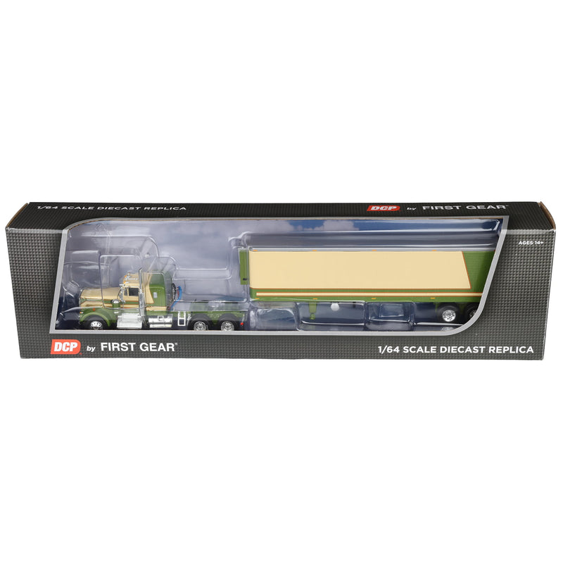 1/64 Kenworth W900a with 40ft Vintage Reefer Trailer, DCP by First Gear