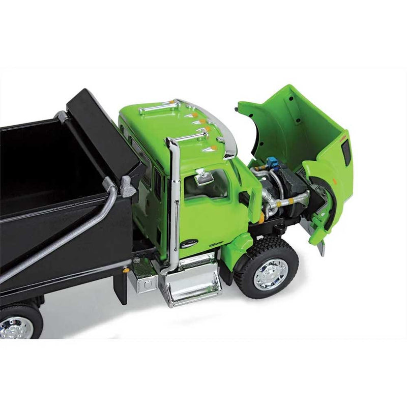 1/64 Lime Green & Black Kenworth T880 Rogue Dump, DCP by First Gear