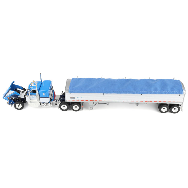 1/64 Kenworth W900A Semi Truck with 36in Sleeper & 42ft Grain Trailer, Shupe Bros, DCP by First Gear