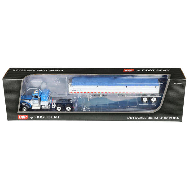 1/64 Kenworth W900A Semi Truck with 36in Sleeper & 42ft Grain Trailer, Shupe Bros, DCP by First Gear