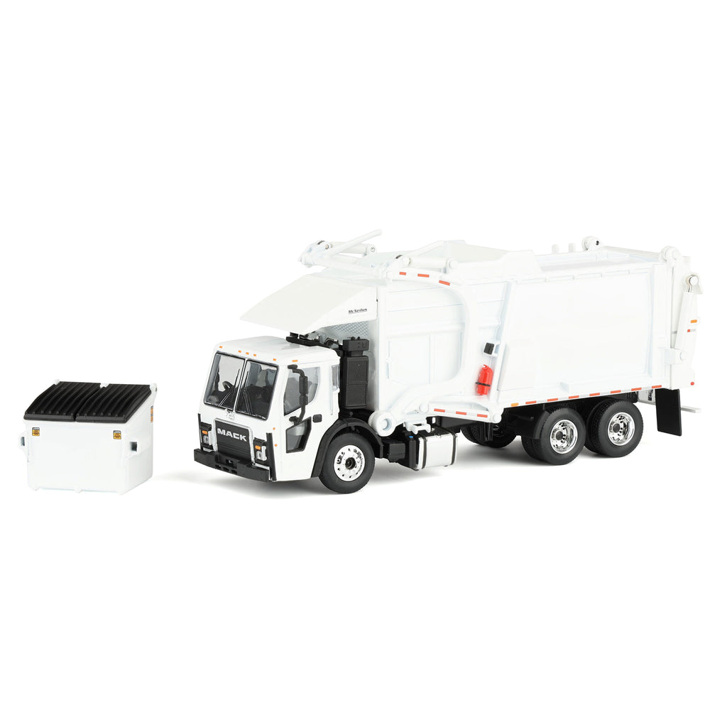 60-1795 DCP 1/64 White Mack LR Truck with McNeilus Meridian FEL