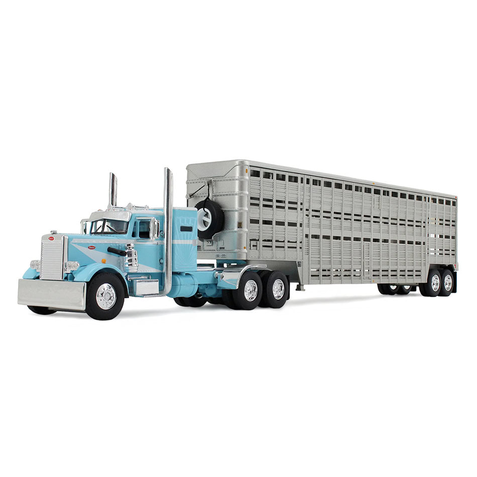 1/64 Peterbilt 351 Semi Truck with 45ft Wilson Vintage Livestock