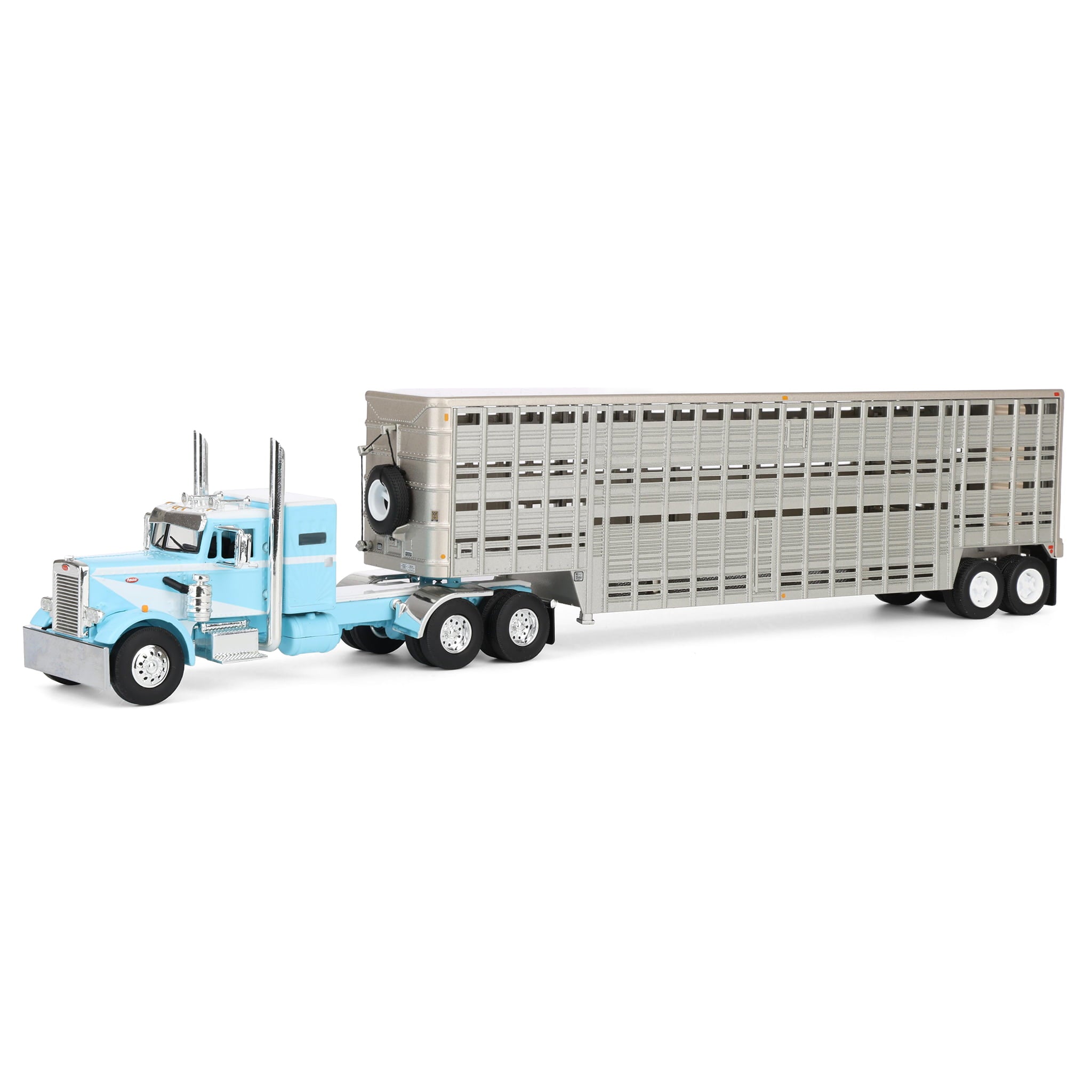 1/64 Peterbilt 351 Semi Truck with 45ft Wilson Vintage Livestock