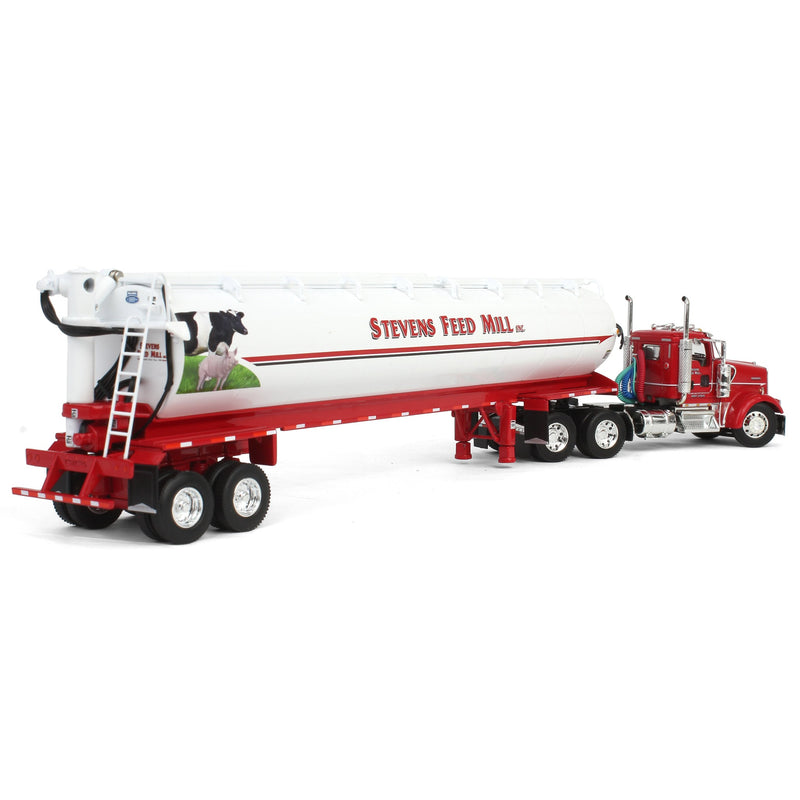 1/64 Kenworth Semi Truck with Walinga Feed Trailer, Stevens Feed Mill (Pennsylvania), DCP by First Gear