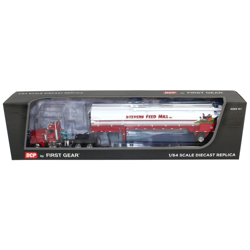 1/64 Kenworth Semi Truck with Walinga Feed Trailer, Stevens Feed Mill (Pennsylvania), DCP by First Gear