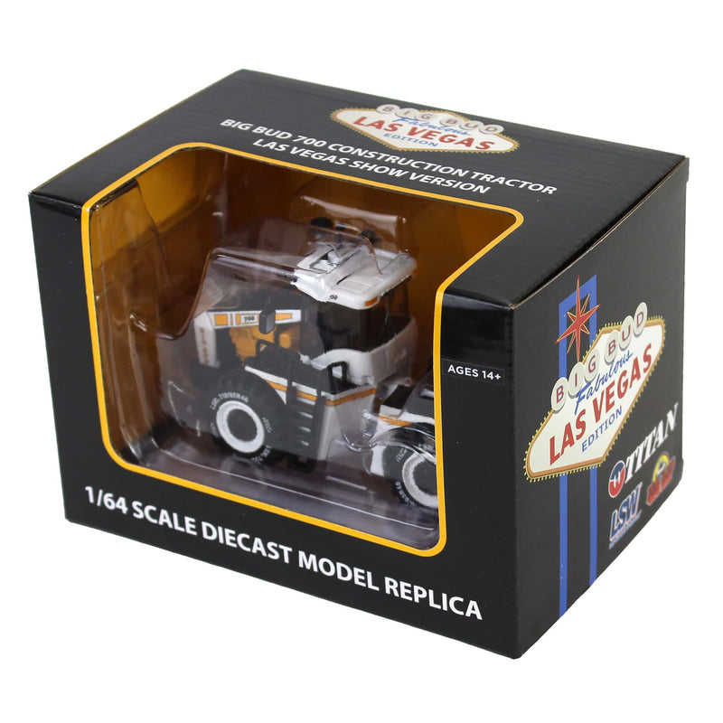 Las Vegas White CE Version ~ 1/64 Big Bud 700 Tractor with Titan Goodyear LSW Tires