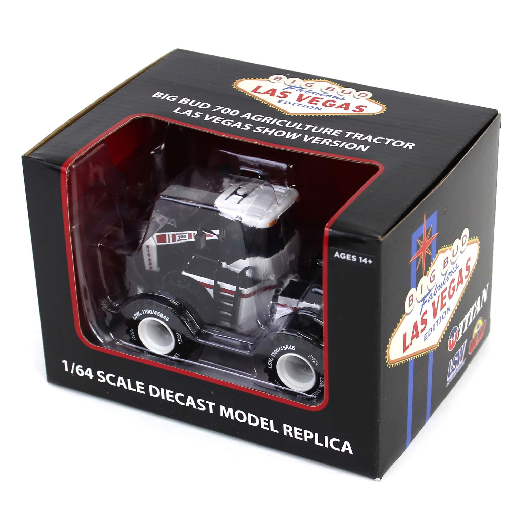 Las Vegas White AG Version ~ 1/64 Big Bud 700 Tractor with Titan