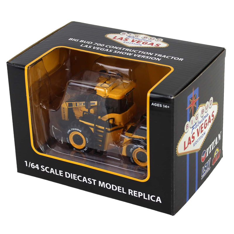 Las Vegas Yellow CE Construction Version ~ 1/64 Big Bud 700 with Titan Goodyear LSW Tires