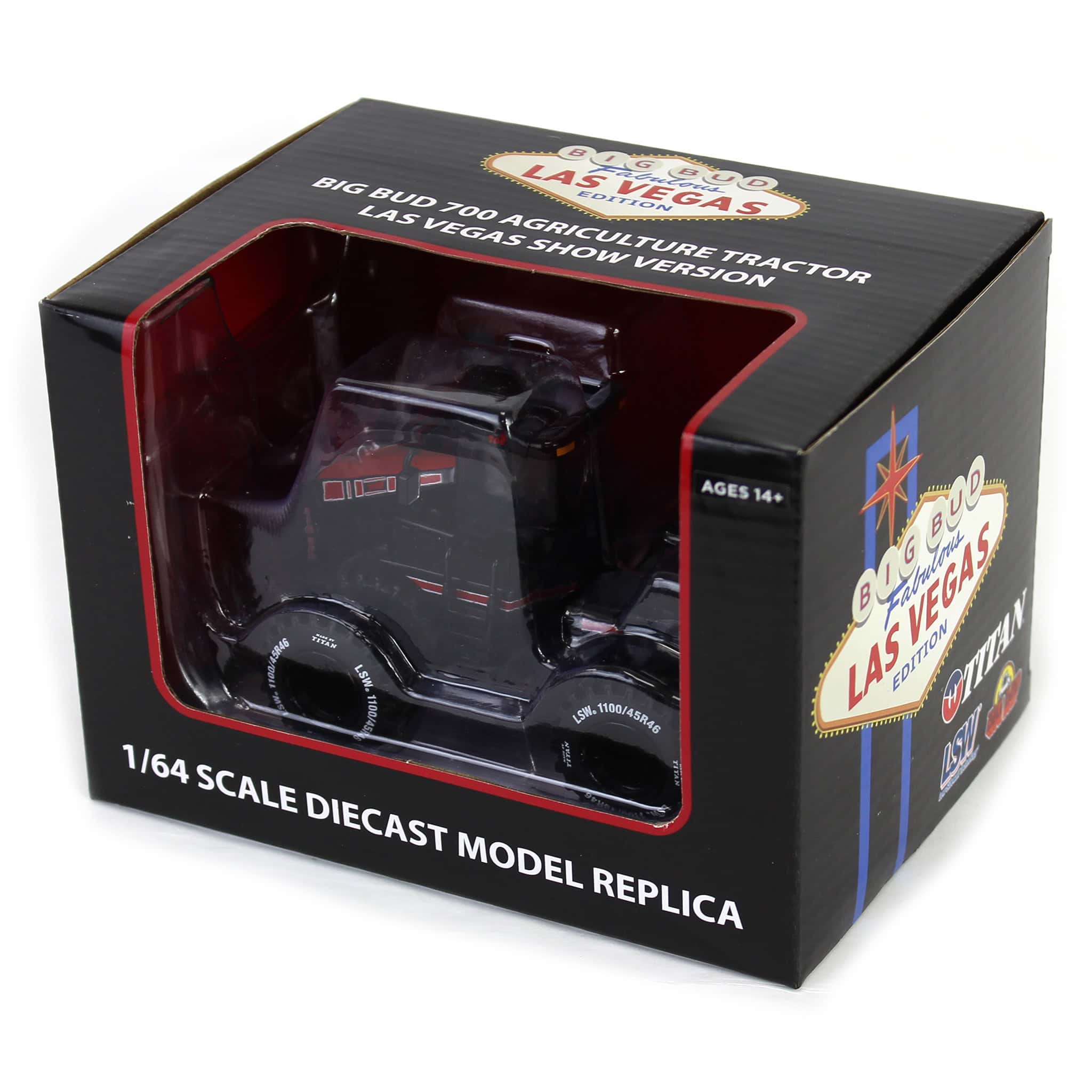Las Vegas AG Black Version ~ 1/64 Big Bud 700 Tractor with Titan