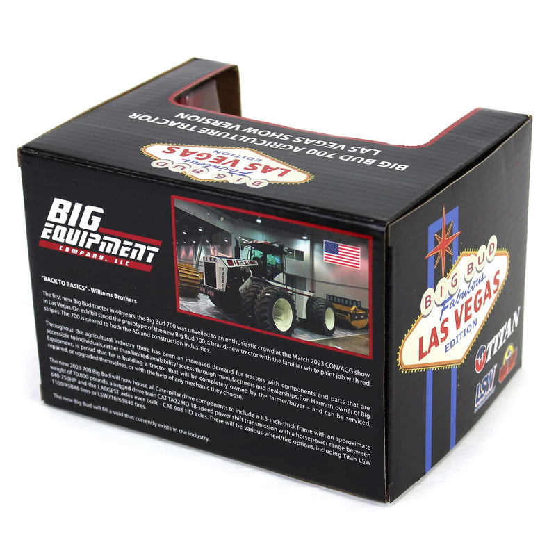 Las Vegas AG Black Version ~ 1/64 Big Bud 700 with Titan Goodyear LSW Dual Tires