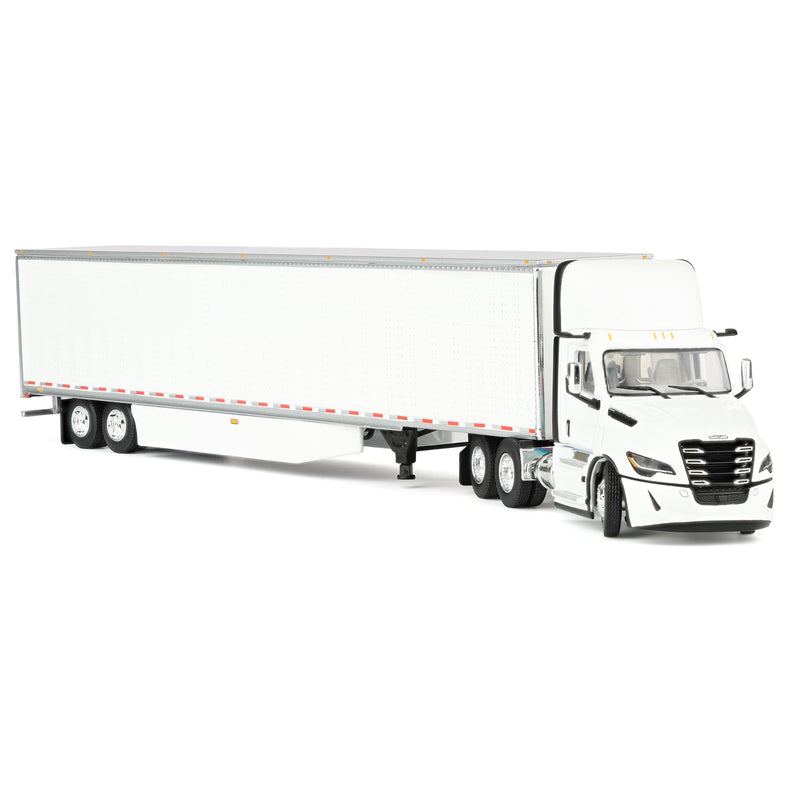 1/64 Freightliner Cascadia Fifth Generation Semi Truck with Day Cab, White, DCP by First Gear