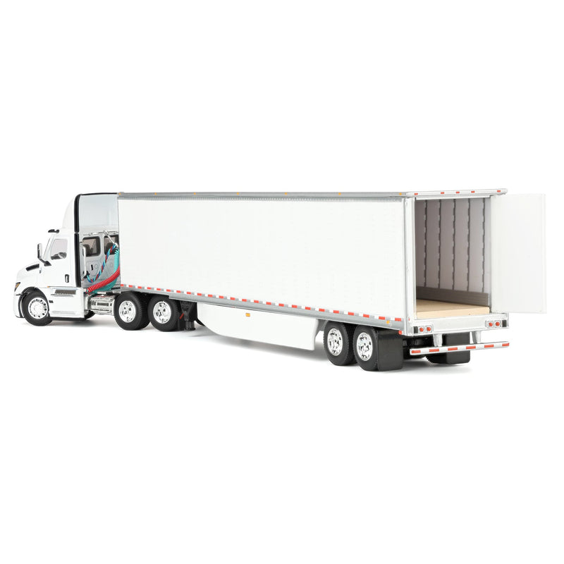 1/64 Freightliner Cascadia Fifth Generation Semi Truck with Day Cab, White, DCP by First Gear