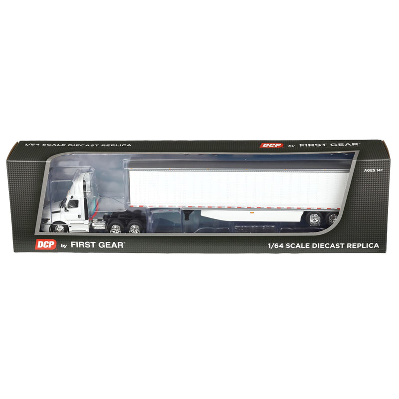 1/64 Freightliner Cascadia Fifth Generation Semi Truck with Day Cab, White, DCP by First Gear