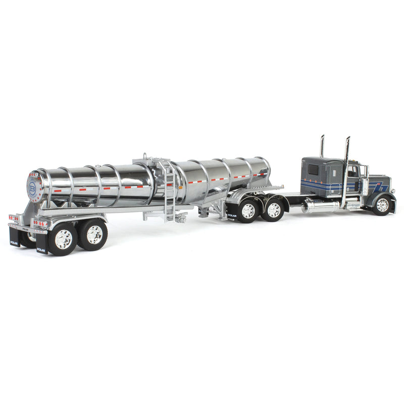 1/64 Peterbilt 389 with Chrome Polar Tanker, Circle B Trucking, DCP by First Gear