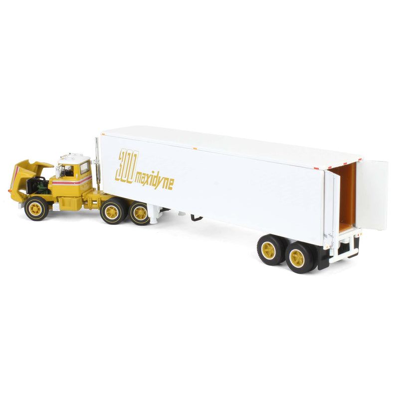 1/64 Mack R-Model Day Cab with 40ft Vintage Trailer, 125 Years of Mack, DCP by First Gear