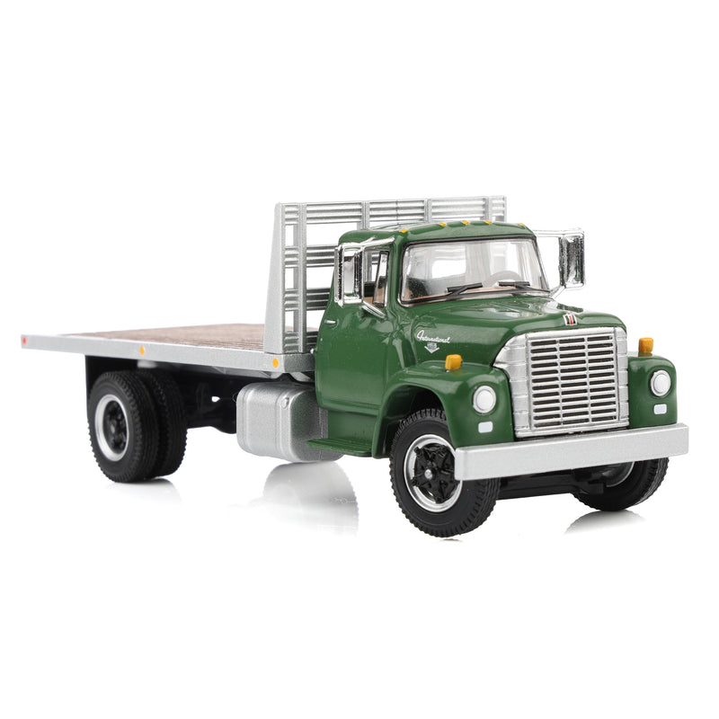 1/64 1970s International Loadstar Flatbed Truck, Shanter Green, DCP by First Gear